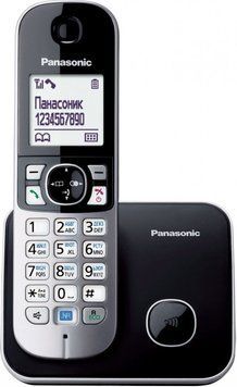 Радиотелефон DECT Panasonic KX-TG6811UAB, черный RC_KX-TG6811UAB фото
