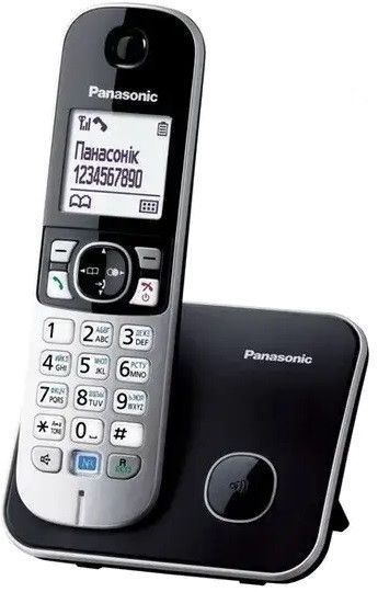 Радиотелефон DECT Panasonic KX-TG6811UAB, черный RC_KX-TG6811UAB фото