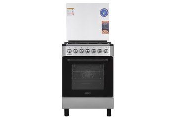 Плита ARDESTO комби Elegance, 66л, 60x60см, конвекция, чугун, подсветка, форсунки LPG RC_FSCF-C606GB фото