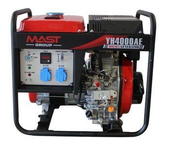 Дизельний генератор MAST GROUP YH4000AE + газова плитка Orcamp CK-505 + 4 газових картриджа 400 мл KM_KYH4000AE фото