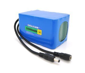 Акумуляторна батарея літієва QiSuo 24V 12Ah з елементами Li-ion 18650 (110x76x67) U_26015 фото