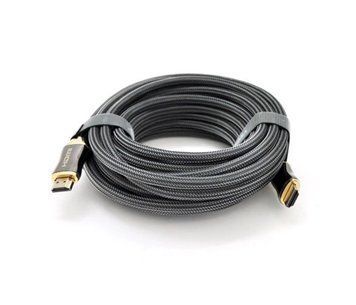 Кабель VEGGIEG HX-10 HDMI-HDMI 2K * 4K, 10.0 м, v2,0, OD-8.0 мм, круглый, с оплеткой, Чёрный U_19706 фото