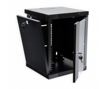 Шкаф настенный 10" 8U, 320х300х425 (Ш*Г*В) мм, черный U_11686 фото