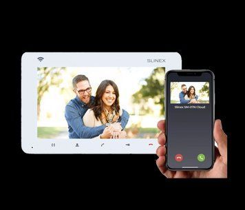 Відеодомофон AHD Slinex SM-07N Cloud (white), 7&rdquo; TFT екран, запис руху, слот microSD, переадресація Smart Call, 193&times;123&times;18 мм U_38246 фото