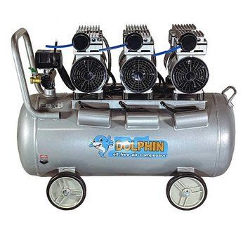 Компрессор безмасляный Dolphin SZW 3850AF 090 (на 90 литров, вход 3х205 л/мин, выход 3х125 л/мин.) HY_090113508 фото