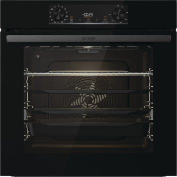 Gorenje Духовой шкаф электрический, 77л, A+, пар, дисплей, пиролиз, черный RC_BPS6737E14BG фото