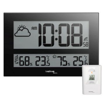 Часы настенные Technoline WS8011 Black (WS8011) DS_DAS301307 фото