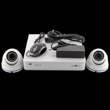 Уличный комплект видеонаблюдения на 2 камеры GV-IP-K-S33/02 1080P LP_9535 фото