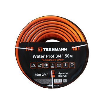 Поливочный шланг Tekhmann Water Prof 3/4'' 50 м TG_853728 фото
