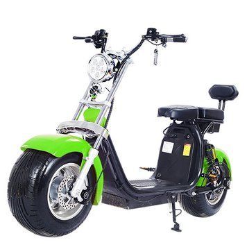 Електроскутер Citycoco, Long 1500W, 60V12Ah, Green OL_50800 фото