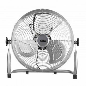Вентилятор підлоговий 2E PowerWind 35C професійний, 35см, 65Вт, кнопки, двигун мідь 100%, срібний RC_2E-IF35C фото