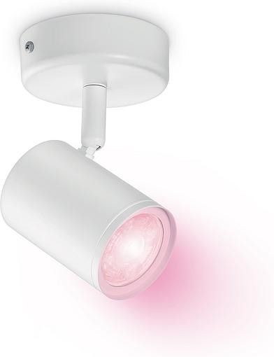 Светильник точечный накладной умный WiZ IMAGEO Spots, 1х5W 2200-6500K RGB белый RC_929002658701 фото