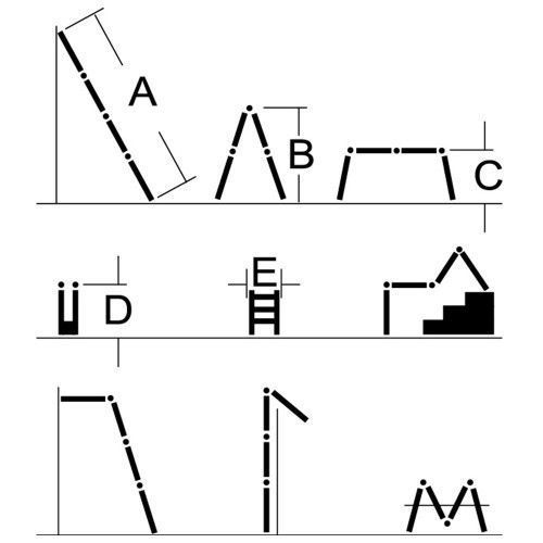 Лестница шарнирная Кентавр 4х3м (0,89м) IN_44669 фото