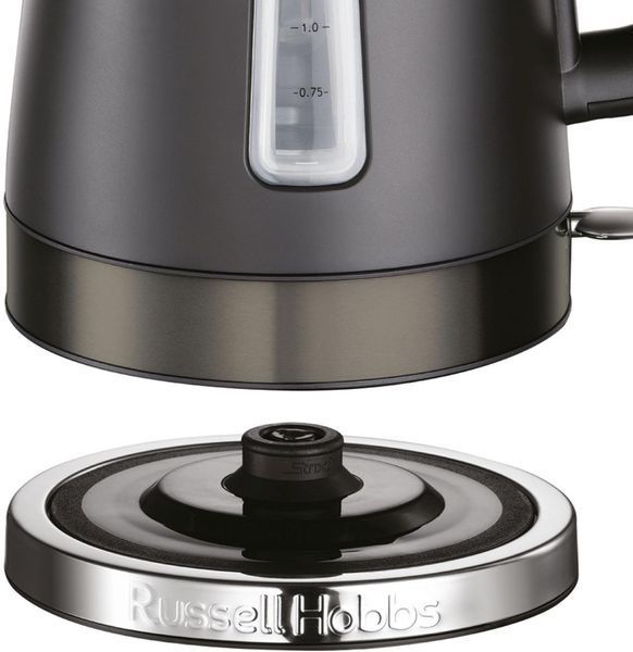 Электрочайник Russell Hobbs Matte Black 1.8л, Strix, металл, черный RC_26140-70 фото