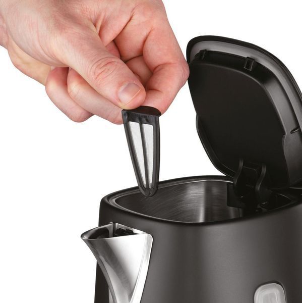 Электрочайник Russell Hobbs Matte Black 1.8л, Strix, металл, черный RC_26140-70 фото