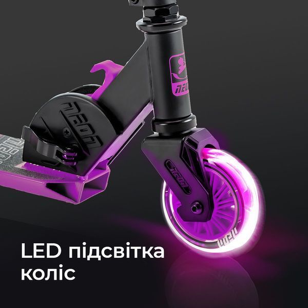 Самокат Neon Vector розовый RC_NT05P2 фото
