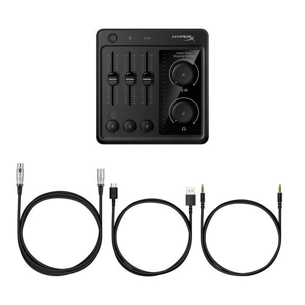 Пульт керування аудіо Audio Mixer Black HyperX RC_73C12AA фото