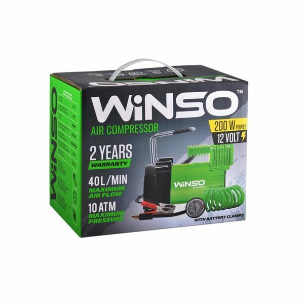 Автомобільний компресор Winso 10 Атм 40 л/хв 200 Вт LI_126000 фото