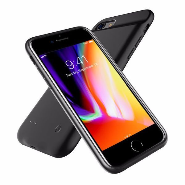 Чохол акумулятор AmaCase для iPhone Чорний 8 (3000 мАч) AMA_013 фото