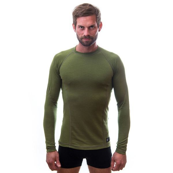 Термофутболка чоловіча Sensor Merino DF LS safari 17200031, SM11M-safari-XXL TM_SM11M-safari-XL фото