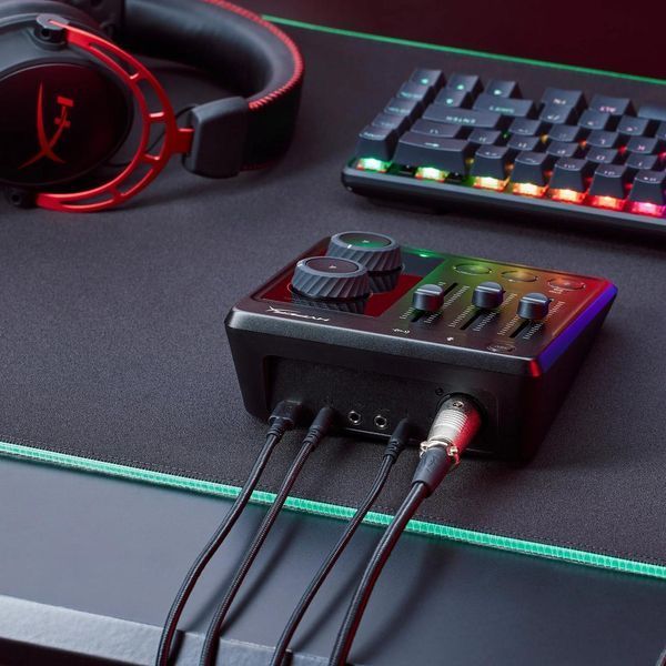 Пульт керування аудіо Audio Mixer Black HyperX RC_73C12AA фото