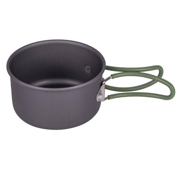 Набір посуду Bo-Camp Explorer 2 Pieces Hard Anodized Anthracite / Green (2200240) DS_DAS301406 фото