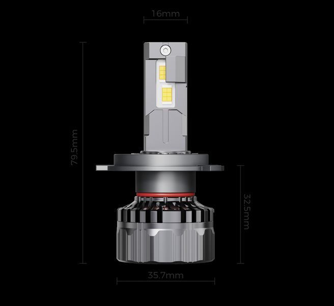 Комплект світлодіодних ламп Infolight M1 H4 55W MA_Inf M1 H4 фото