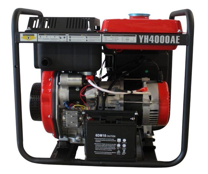 Дизельный генератор MAST GROUP YH4000AE + газовая плитка Orcamp CK-505 + 4 газовых картриджа 400 мл KM_KYH4000AE фото