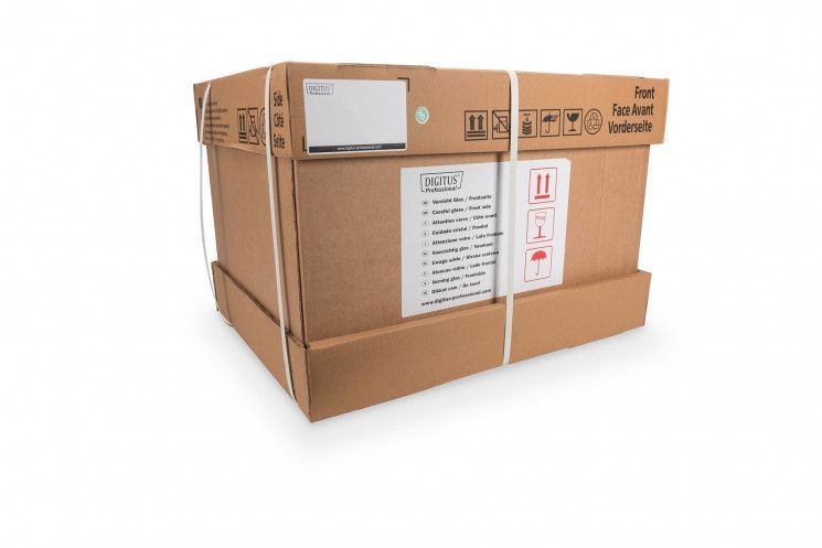 Шафа DIGITUS 19", 9U, 600x600 мм, Wall Mounting Unique, сіра RC_DN-1909U-6/6 фото