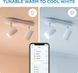 Світильник точковий накладний розумний WiZ IMAGEO Spots, 2х5W, 2200-6500K, RGB, Wi-Fi, білий RC_929002658801 фото 8