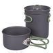 Набір посуду Bo-Camp Explorer 2 Pieces Hard Anodized Anthracite / Green (2200240) DS_DAS301406 фото 9