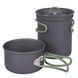 Набір посуду Bo-Camp Explorer 2 Pieces Hard Anodized Anthracite / Green (2200240) DS_DAS301406 фото 1