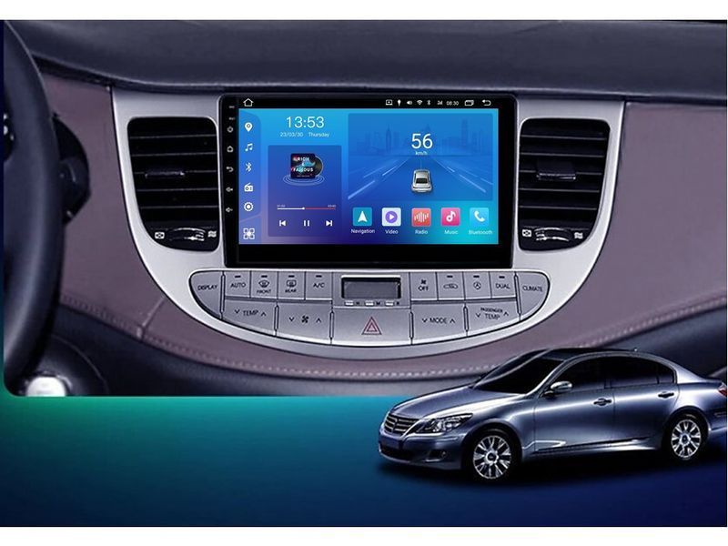 Штатна автомагнітола FORS.auto FS 1 LITE для Hyundai Genesis (1+32Gb, 9") 2008-2013 FA_FS-1325 фото