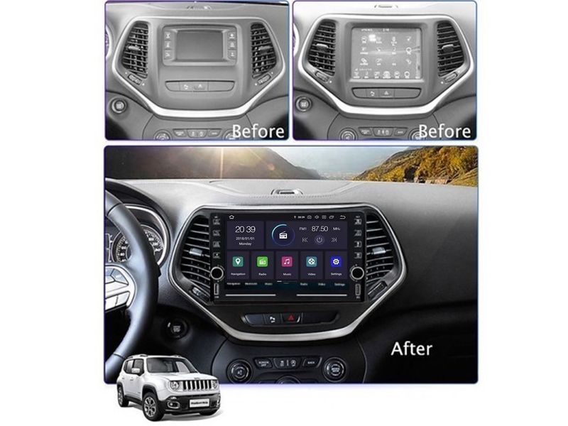 Штатна автомагнітола FORS.auto K150 для Jeep Cherokee 2014-2017 FA_3065-K150 фото