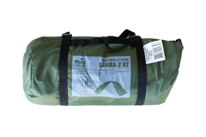 Палатка Tramp Sarma 2 (V2) Зеленая TM_TRT-030-green фото