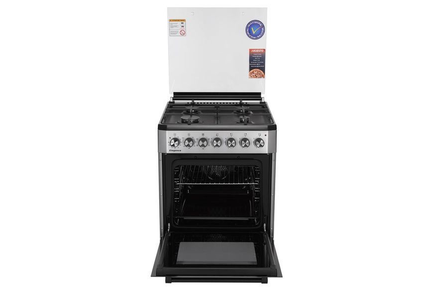 Плита ARDESTO комби Elegance, 66л, 60x60см, конвекция, чугун, подсветка, форсунки LPG RC_FSCF-C606GB фото