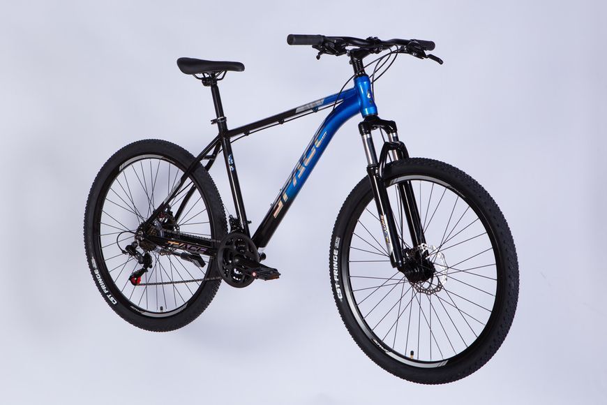 Велосипед AL 27.5" SPACE PHAETON DD FR рама-19" черно-синий 2025 VT_OPS-SP-27.5-040 фото