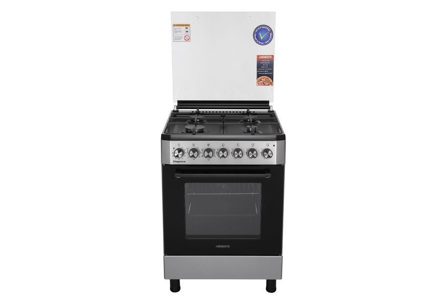 Плита ARDESTO комби Elegance, 66л, 60x60см, конвекция, чугун, подсветка, форсунки LPG RC_FSCF-C606GB фото