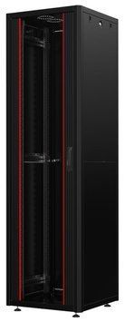 Шкаф MIRSAN 19" 22U, GTN SERVER, стеклянная дверь, 600x600 мм, максимально 1000 кг, черный RC_MR.GTN22U66DE.01 фото