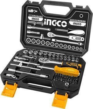 Набор 45 пр. Набор инструментов INGCO INDUSTRIAL 1/4" HKTS14451 IN_HKTS14451 фото