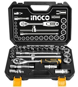 Набор 25 пр. Набор инструментов INGCO INDUSTRIAL, 1/2" HKTS12251 IN_HKTS12251 фото