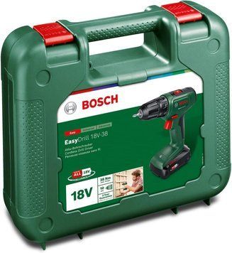 Bosch Шуруповерт-дриль акумуляторна EasyImpact 18V-38 18В 1х2А&middot;год 20&middot;38Нм 0-430&middot;0-1630об&middot;хв кейс ЗП 1.4кг RC_0.603.9D8.003 фото