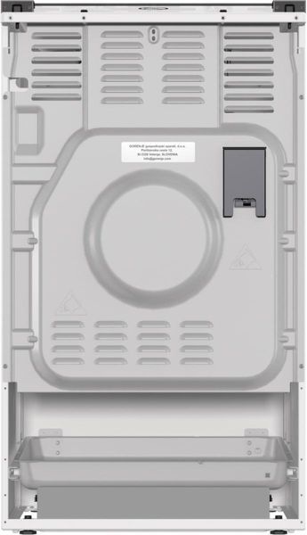 Плита Gorenje комбинированная, 70л, 50x60см, дисплей, IconLed, эмалированный, белый RC_GK5C62WH фото