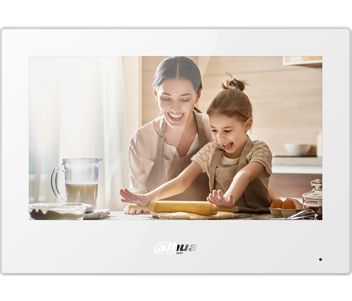 Відеодомофон Dahua DHI-VTH5321GW-W, 7", Android IP, з Wi-Fi та пам'яттю U_19625 фото