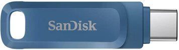 Накопитель SanDisk 128GB USB 3.1 Type-A+Type-C Ultra Dual Drive Go Синий RC_SDDDC3-128G-G46NB фото