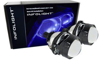Комплект LED линз Infolight G5 BI-LED Blue MA_G5 BI-LED Blue фото