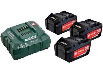 Базовий комплект Metabo Li-Power 18 У 4 Ач 3 шт +ASC 30-36 В (685049000) HY_685049000 фото
