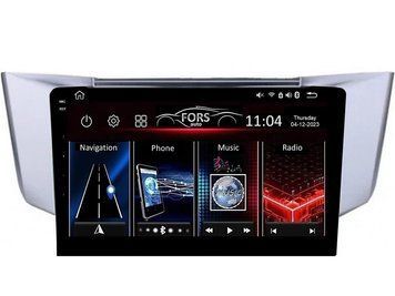 Штатная автомагнитола FORS.auto FS 2 PRO для Lexus RX300/RX330/RX350/RX400H (2+32Gb, 9") 2003-2009 FA_FS-2067 фото