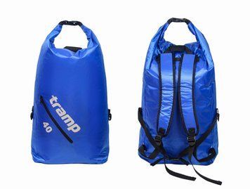 Герморюкзак TRAMP PVC Diamond Ripstop blue 40л UTRA-257 TM_UTRA-257-blue фото