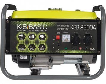 Генератор бензиновий Konner&Sohnen Basic KSB 2800A, 230В, 2.8кВт, ручний стартер, 36.2кг RC_KSB2800A фото